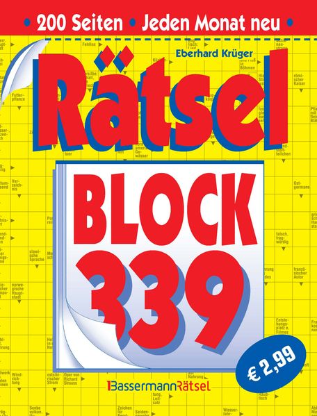 Rätselblock 339 (5 Exemplare à 299 EUR)