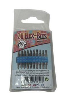 Corvus A600852 - Kids at work 20 HEX-BITS sortiert