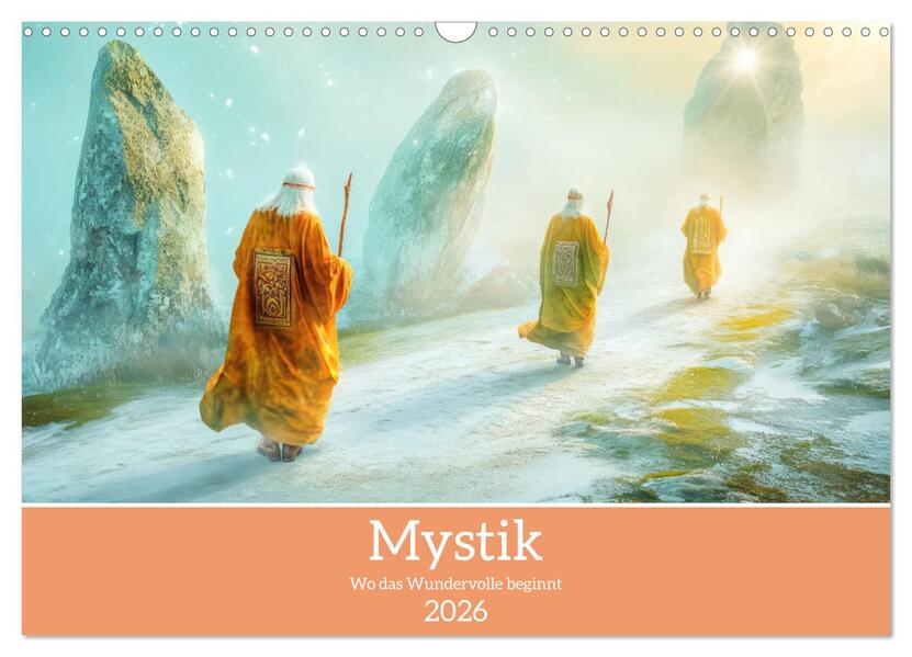 Mystik - Wo das Wundervolle beginnt (Wandkalender 2026 DIN A3 quer) CALVENDO Monatskalender