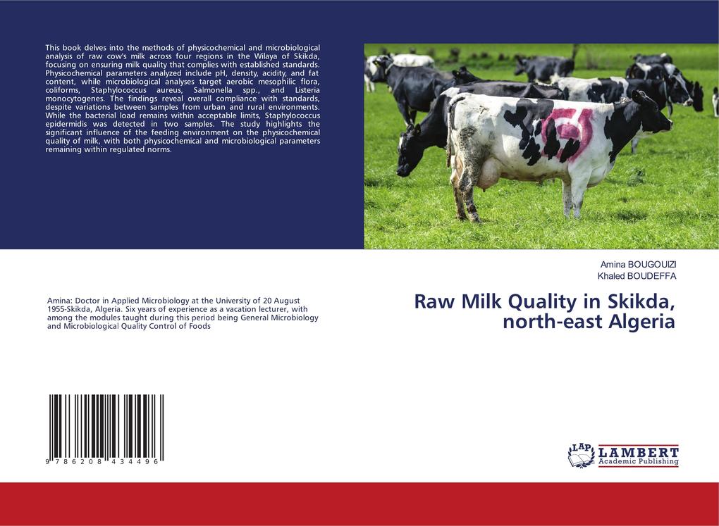 Raw Milk Quality in Skikda north-east Algeria
