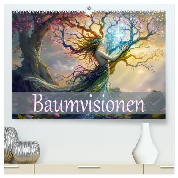 Baumvisionen (hochwertiger Premium Wandkalender 2026 DIN A2 quer) Kunstdruck in Hochglanz