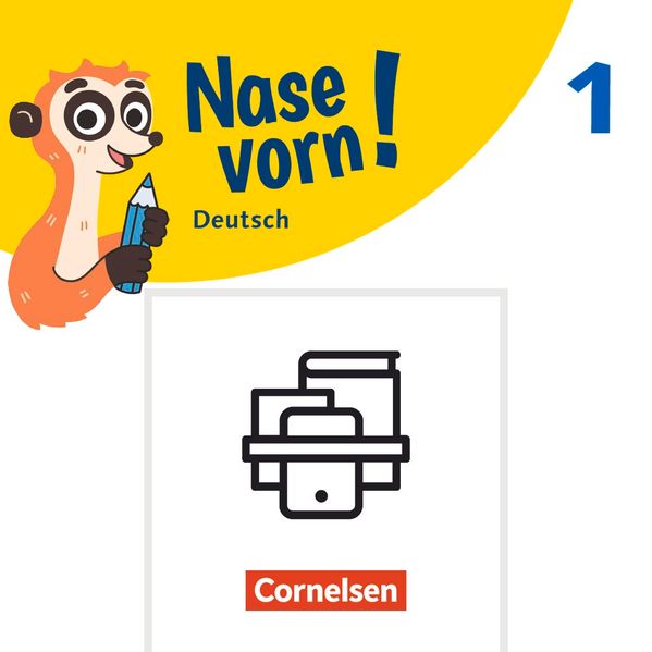 Nase vorn! 1. Schuljahr - Basiskompetenzen Deutsch Erstlesen- Lesetraining mit Partnerlesen und Lese-Mal-Übungen - 2 Übungshefte im Paket mit Lösungen