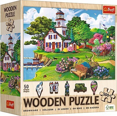 Trefl Holz Puzzle 500+1 - Sommer Oase