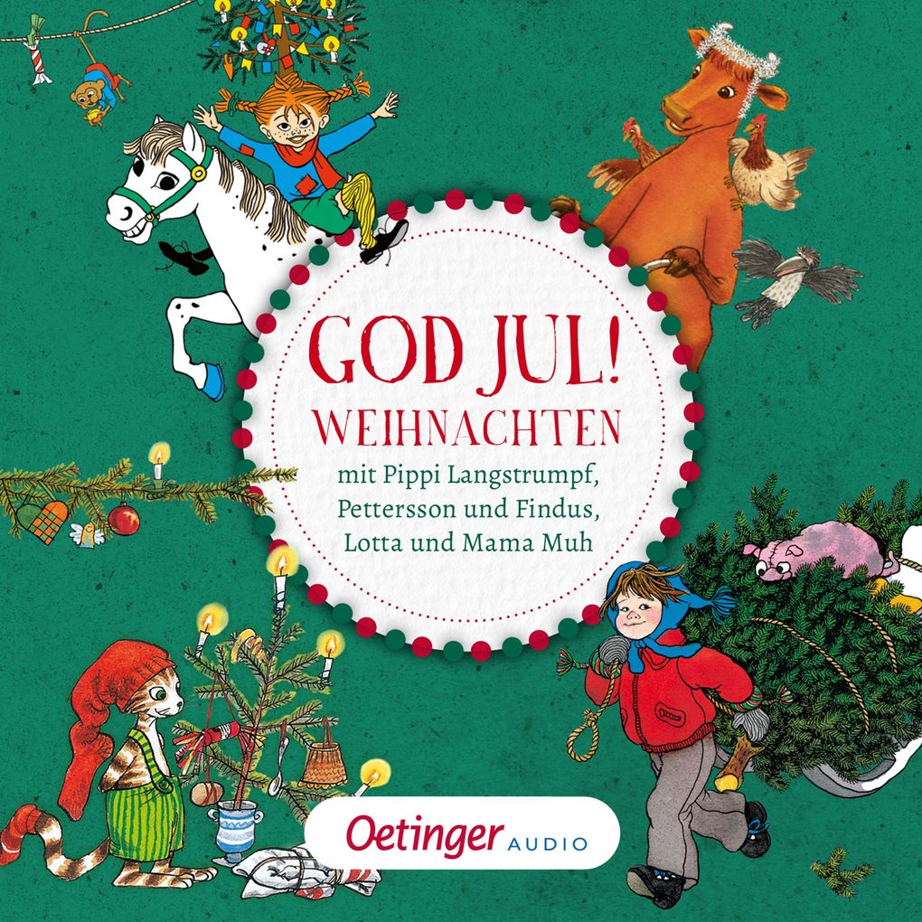 God Jul! Weihnachten mit Pippi Pettersson Lotta und Mama Muh