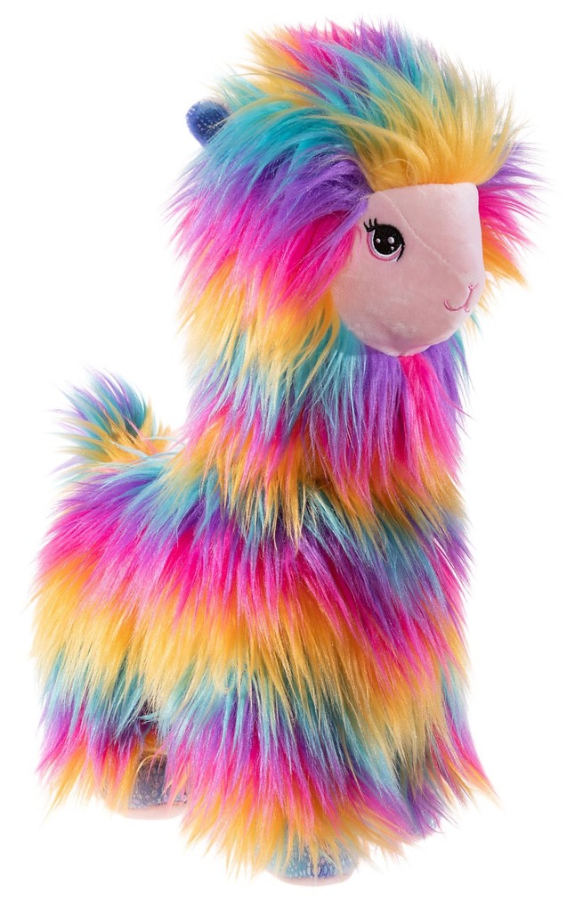Heunec 324879 - Alpaka Wilma Wunder 40cm Plüsch Regenbogenfarben