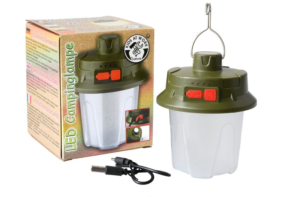 CORVUS A120010 - Kids at work Campinglampe LED