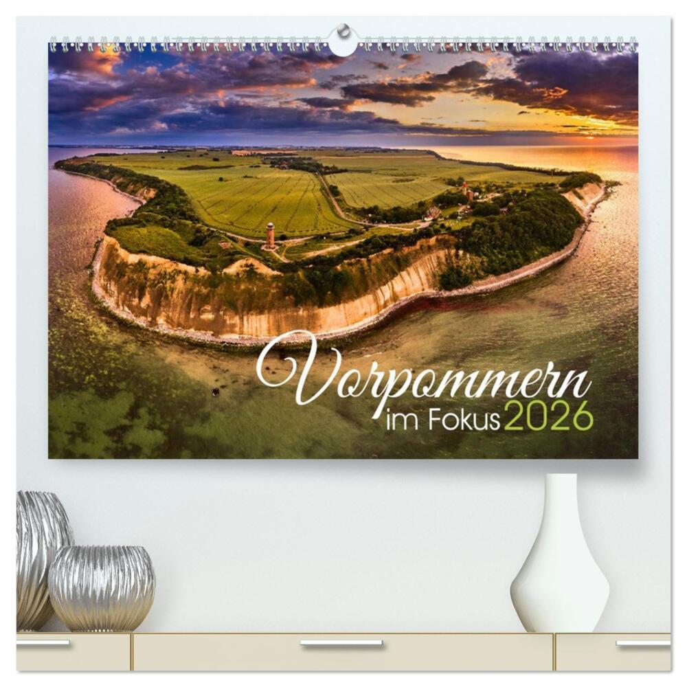 Vorpommern im Fokus (hochwertiger Premium Wandkalender 2026 DIN A2 quer) Kunstdruck in Hochglanz