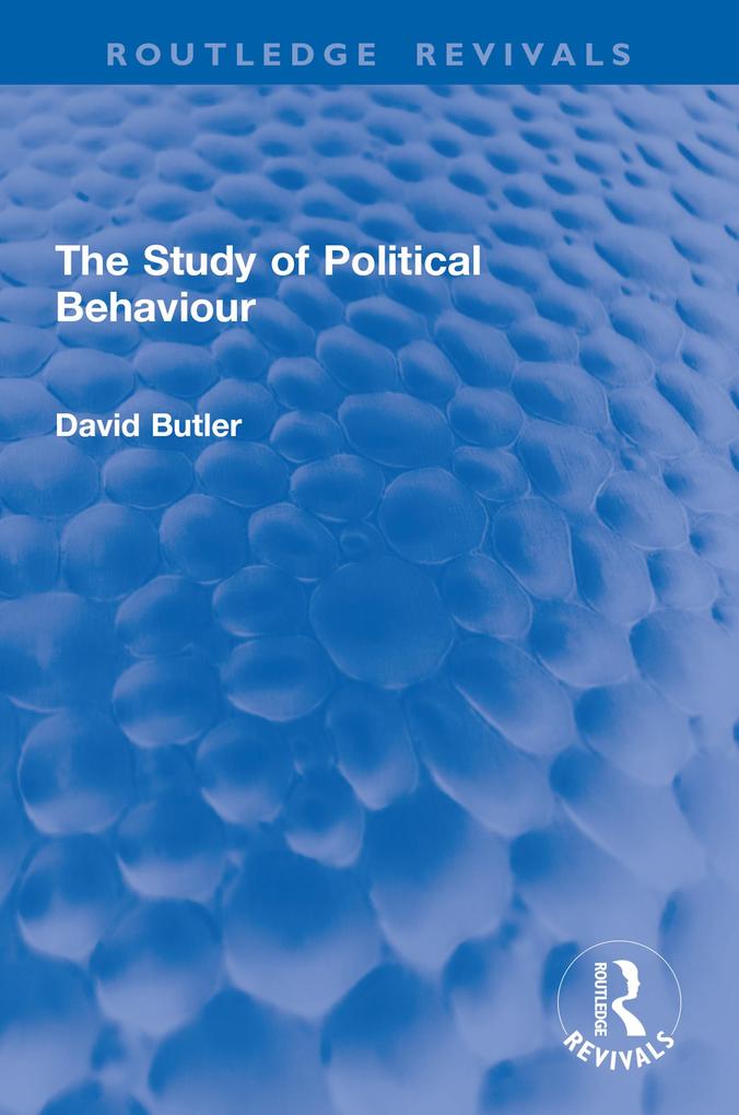 The Study of Political Behaviour