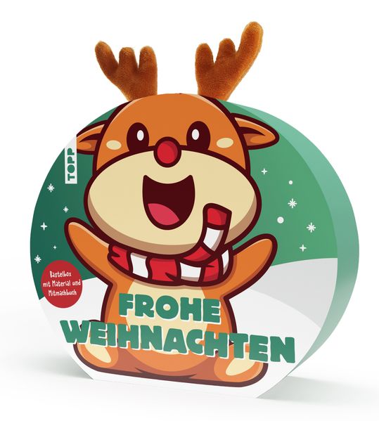 Bastelbox Weihnachten. Mit Anleitungen Bastelmaterial und Mitmachbuch
