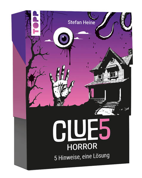 CLUE5 #Horror. 5 Hinweise nur eine Lösung. Das Trend-Quiz für deine Tasche