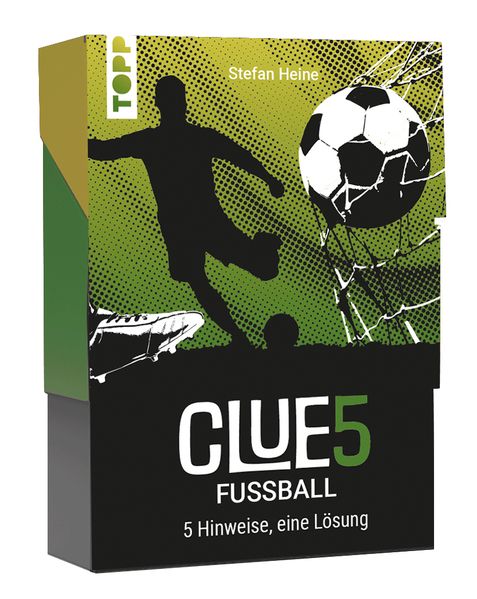 CLUE5 #Fußball. 5 Hinweise nur eine Lösung. Das Trend-Quiz für deine Tasche