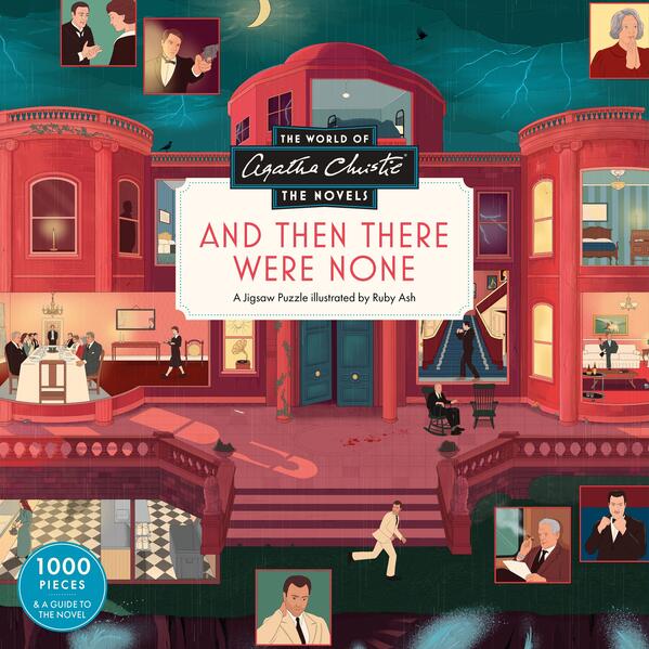 Laurence King The World Of Agatha Christie, And Then There Were None A 1000-Piece Jigsaw Puzzle