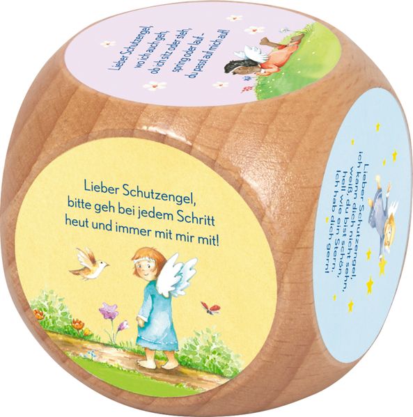 Gebetswürfel - Behüte mich lieber Schutzengel