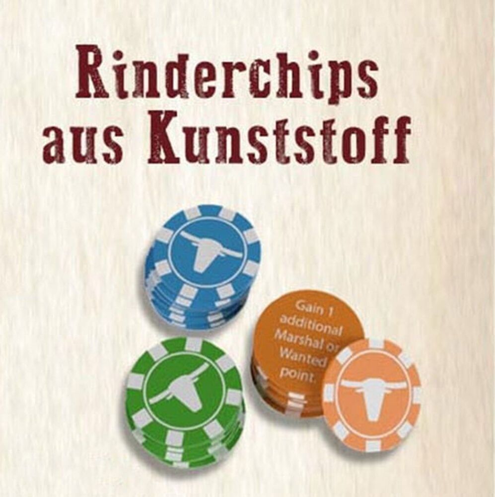 Western Legends (2. Edition) | Rinderchips aus Kunststoff - Zusatzmaterial