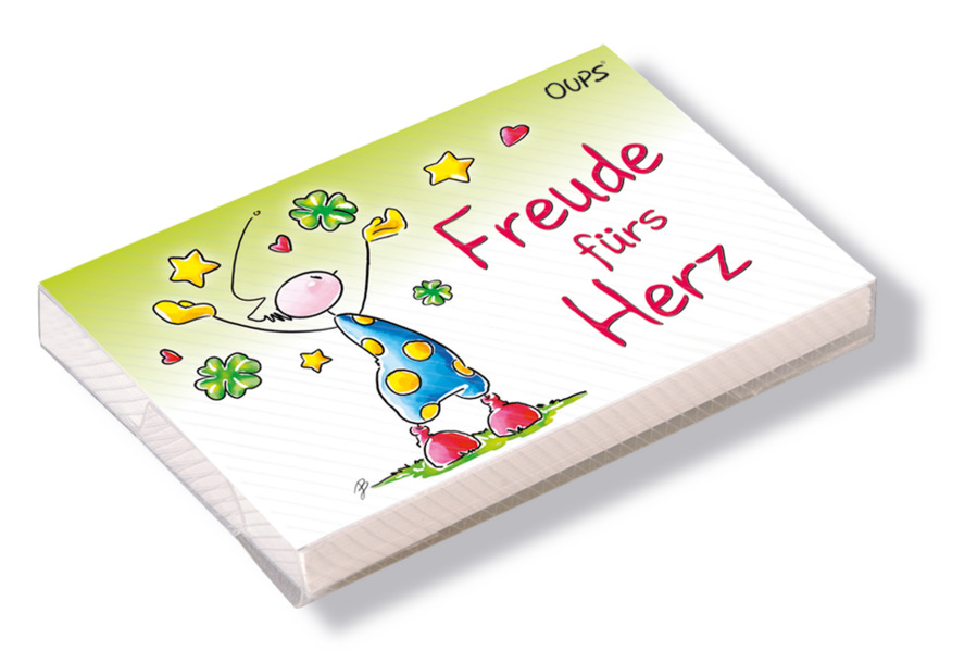 Oups Kärtchenbox - Freude fürs Herz