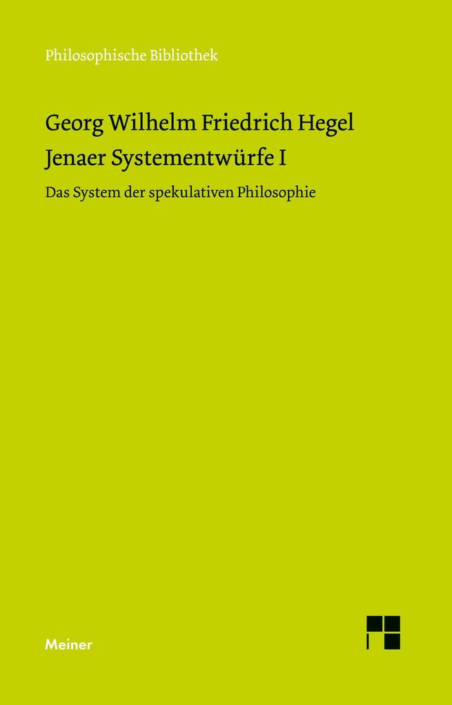 Jenaer Systementwürfe I