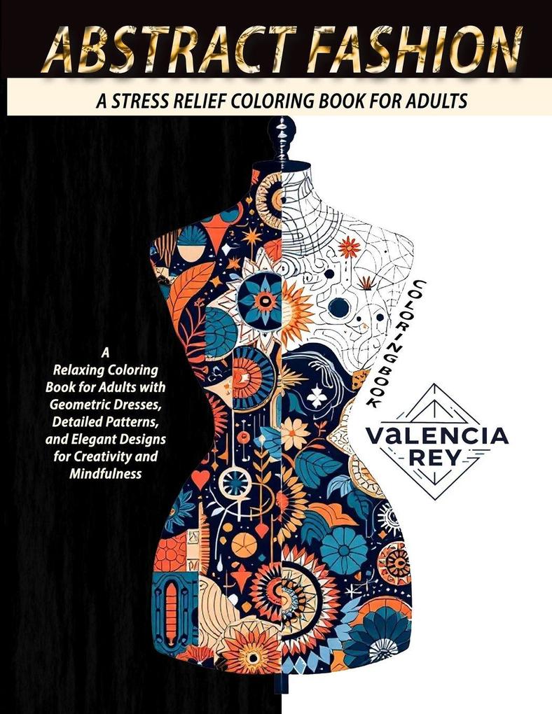 Abstract Fashion Coloring Book