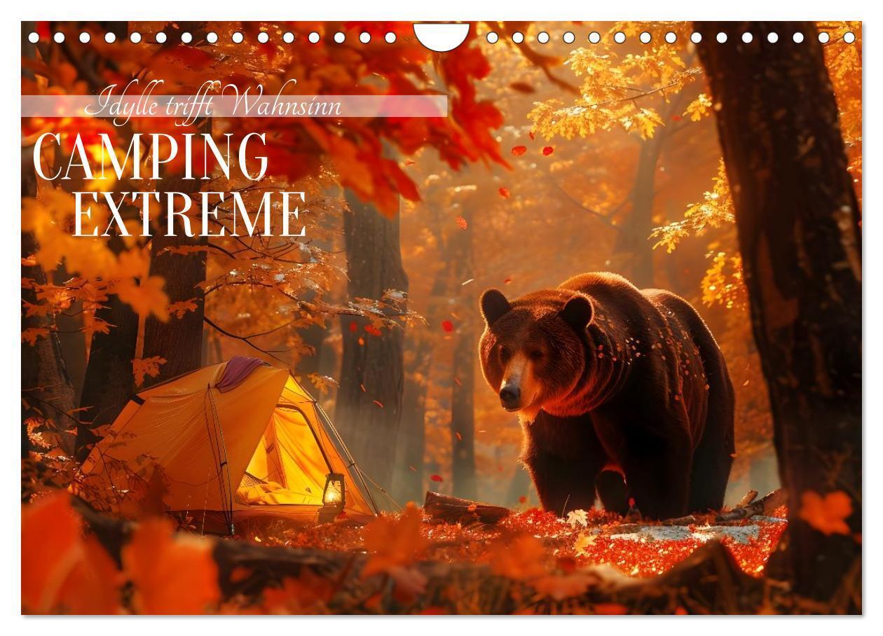 Camping Extreme (Wandkalender 2026 DIN A4 quer) CALVENDO Monatskalender
