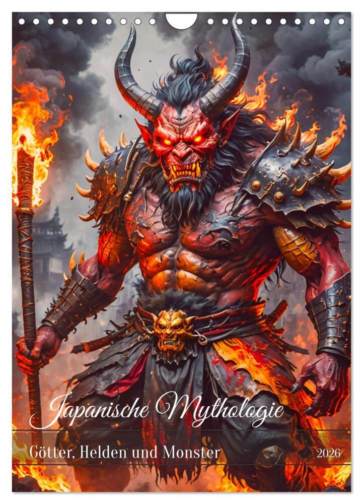 Japanische Mythologie - Götter Helden und Monster (Wandkalender 2026 DIN A4 hoch) CALVENDO Monatskalender