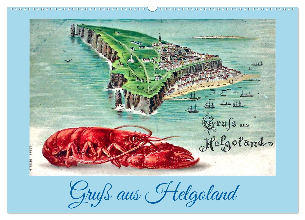 Gruß aus Helgoland (Wandkalender 2026 DIN A2 quer) CALVENDO Monatskalender