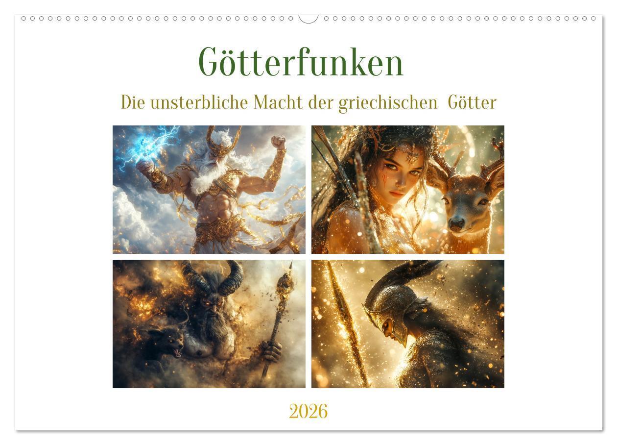 Götterfunken (Wandkalender 2026 DIN A2 quer) CALVENDO Monatskalender