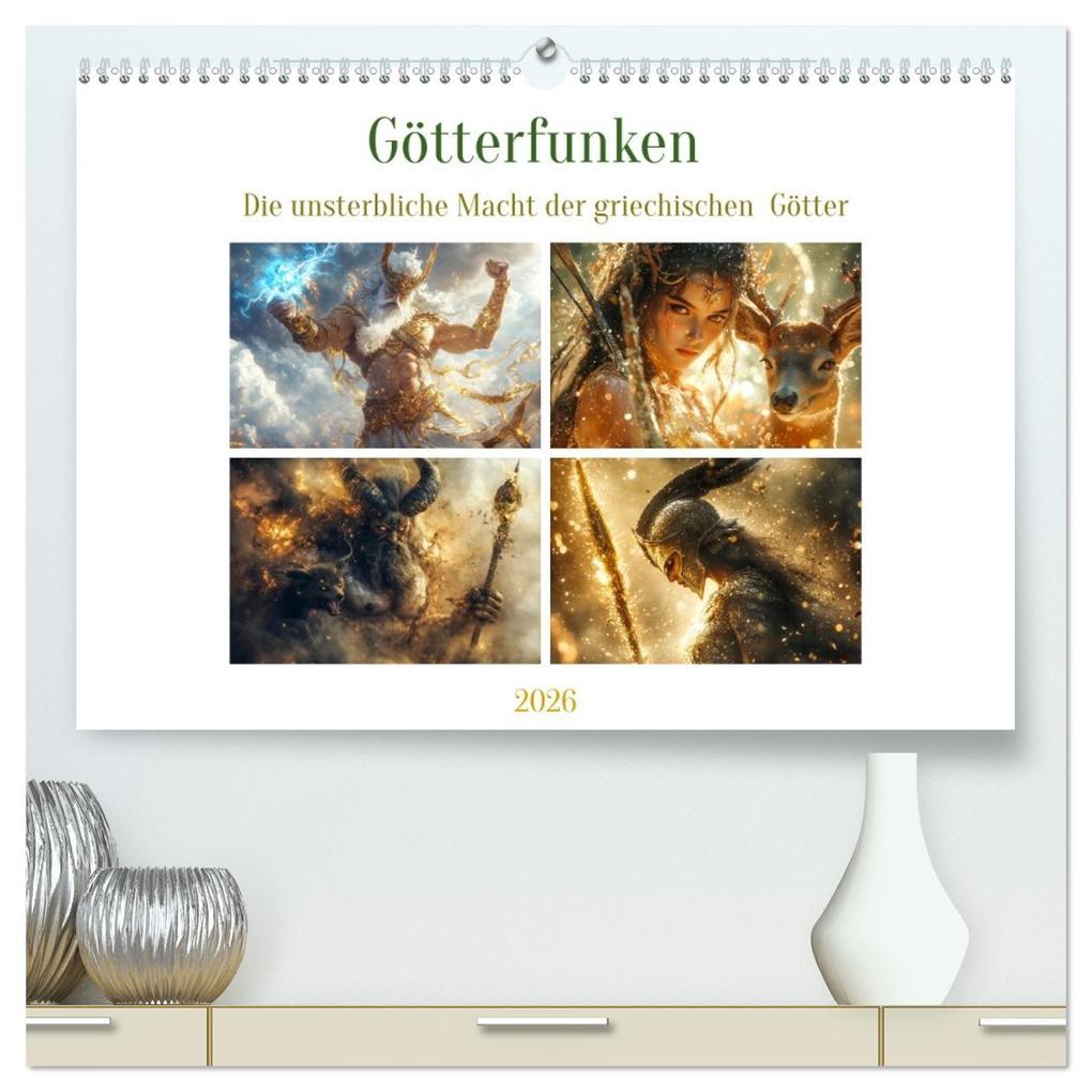 Götterfunken (hochwertiger Premium Wandkalender 2026 DIN A2 quer) Kunstdruck in Hochglanz