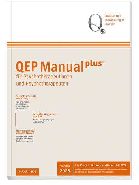 QEP-Manualplus für Psychotherapeutinnen und Psychotherapeuten