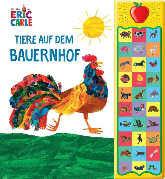 Eric Carle - Tiere auf dem Bauernhof - 30-Button-Soundbuch - Hardcover-Buch mit 30 Geräuschen