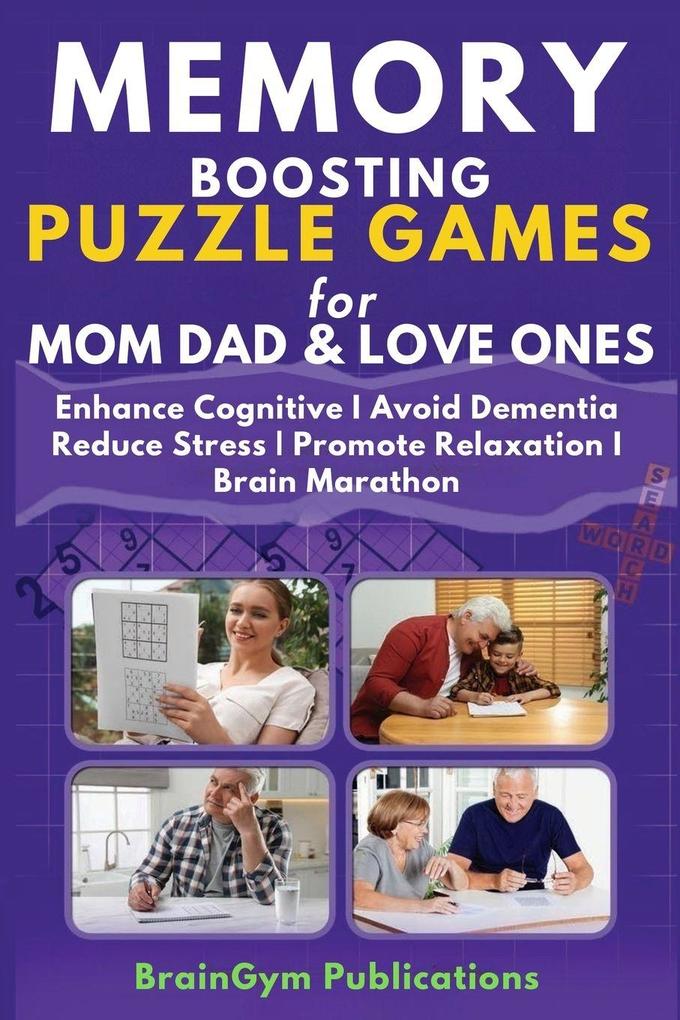MEMORY BOOSTING PUZZLE GAMES for ADULTS & SENIORS