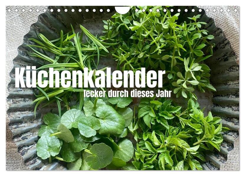 Küchenkalender - lecker durch dieses Jahr (Wandkalender 2026 DIN A4 quer) CALVENDO Monatskalender