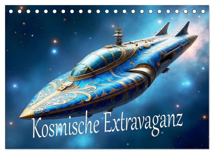 Kosmische Extravaganz (Tischkalender 2026 DIN A5 quer) CALVENDO Monatskalender