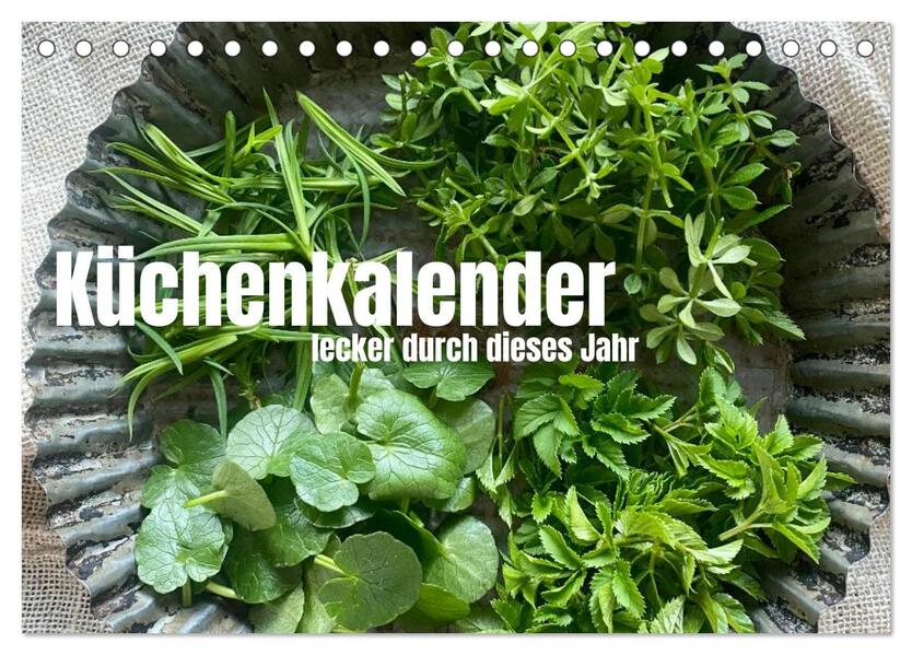 Küchenkalender - lecker durch dieses Jahr (Tischkalender 2026 DIN A5 quer) CALVENDO Monatskalender