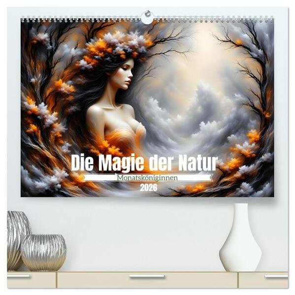 Die Magie der Natur Monatsköniginnen (hochwertiger Premium Wandkalender 2026 DIN A2 quer) Kunstdruck in Hochglanz