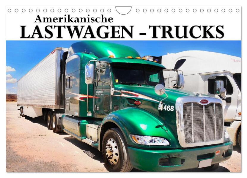 Amerikanische Lastwagen - Trucks (Wandkalender 2026 DIN A4 quer) CALVENDO Monatskalender