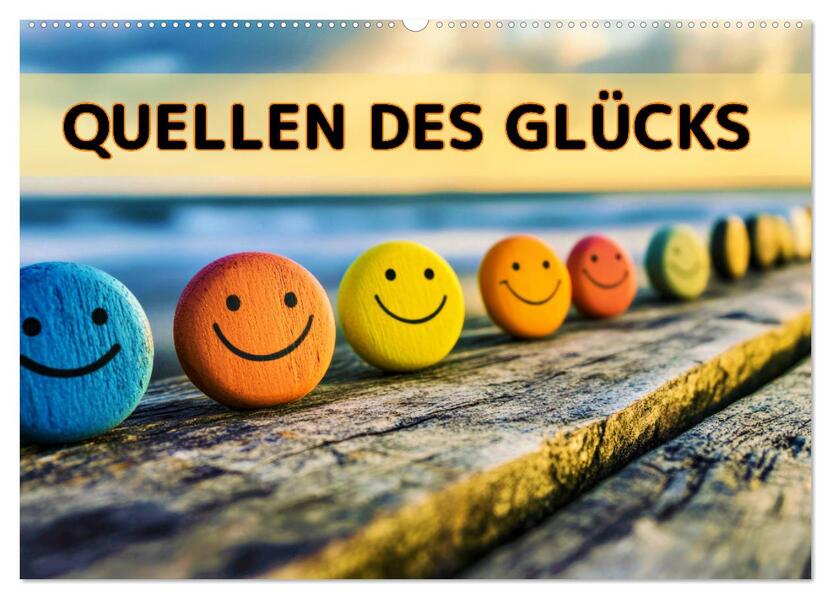 Quellen des Glücks (Wandkalender 2026 DIN A2 quer) CALVENDO Monatskalender