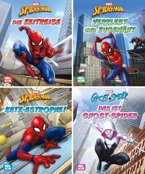 Nelson Mini-Bücher: MARVEL Spider-Man 1-4