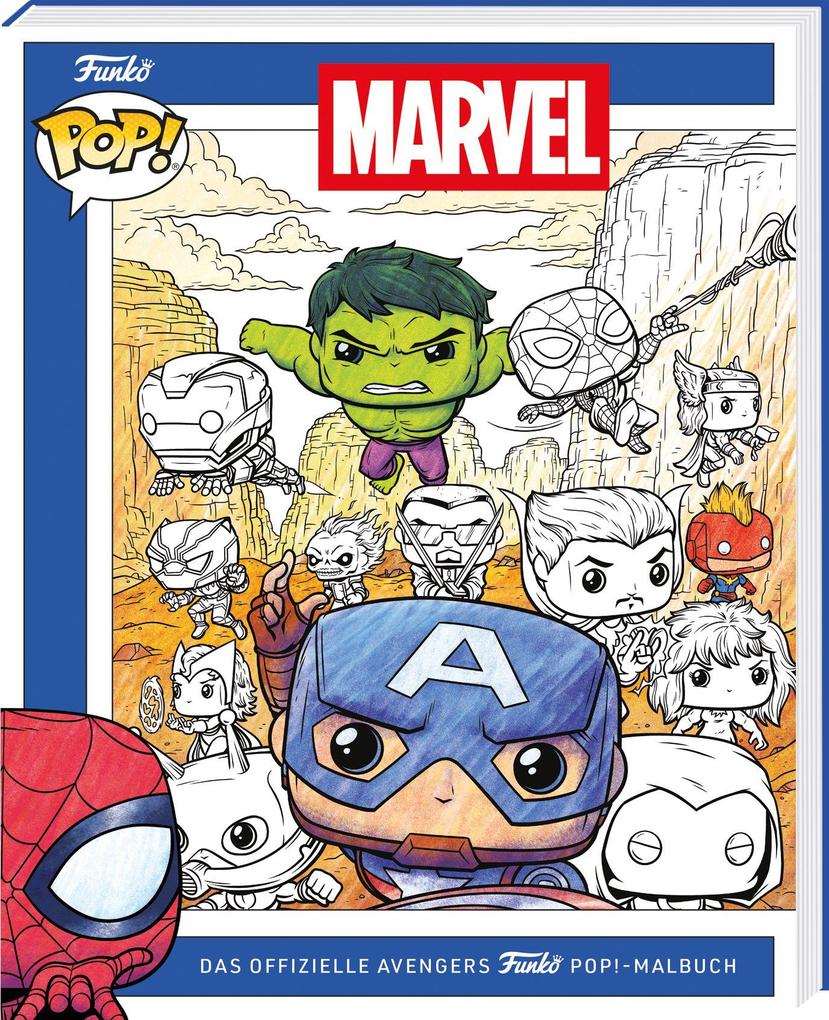 Panini Verlags Gmbh Marvel: Das Offizielle Avengers Funko Pop!-Malbuch