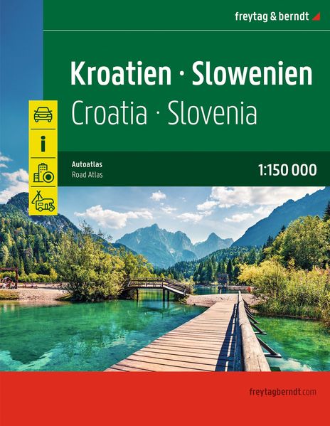 Kroatien - Slowenien Autoatlas 1:150.000 freytag & berndt