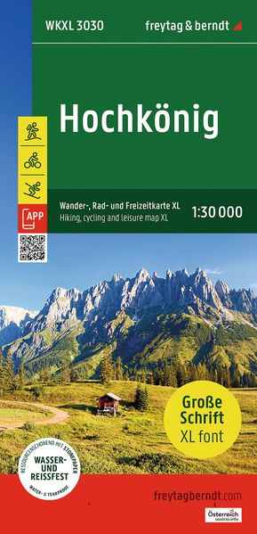 freytag & berndt Wanderkarte WKXL 3030 Hochkönig XL 1:30.000