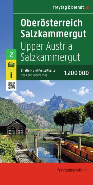 freytag & berndt Straßenkarte Oberösterreich - Salzkammergut 1:200.000