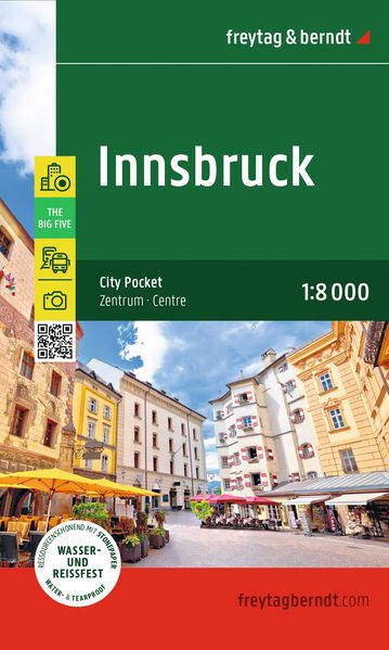 Innsbruck Stadtplan 1:8.000 freytag & berndt