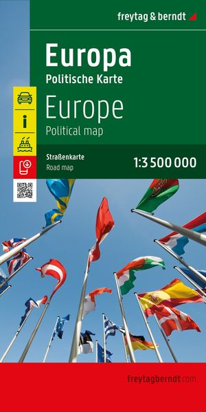 Europa politisch Straßenkarte 1:3.500.000 freytag & berndt