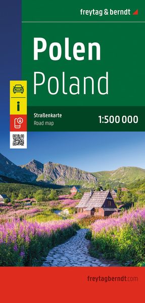 Polen Straßenkarte 1:500.000 freytag & berndt