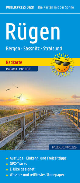 Rügen Radkarte 1:85.000 Publicpress