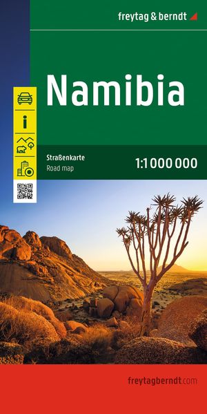 Namibia Straßenkarte 1:1.000.000 freytag & berndt