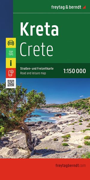 Kreta Straßen- und Freizeitkarte 1:150.000 freytag & berndt