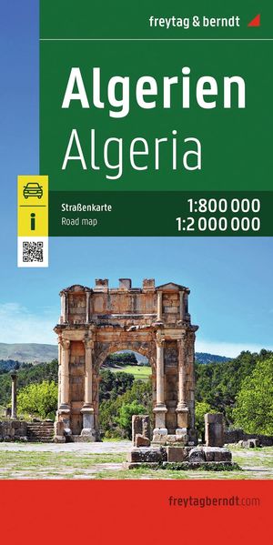 Algerien Straßenkarte 1:800.000 - 1:2.000.000 freytag & berndt