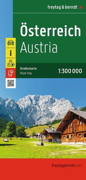 Österreich Straßenkarte 1:300.000 freytag & berndt