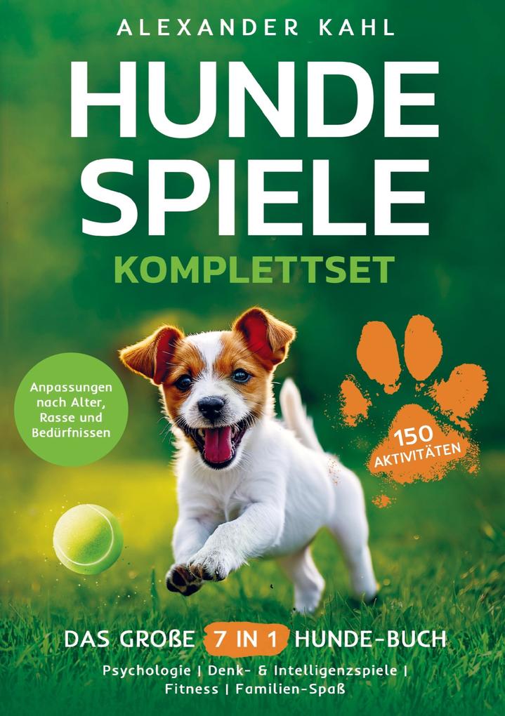 Bunter Hund Medien Hundespiele Komplettset - Das Große 7 In 1 Hunde-Buch Mit 150 Aktivitäten