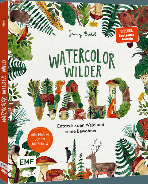 Watercolor - Wilder Wald